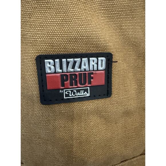 Mens Walls Blizzard Pruf Insulated Rust Heavy Duck Canvas Overalls 2xl reg 46-48 - Picture 3 of 7